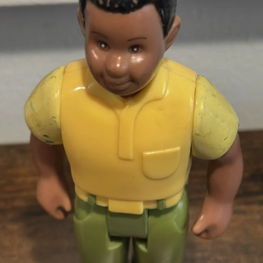 Vintage Little Tikes Male Father African-American Dollhouse Figure